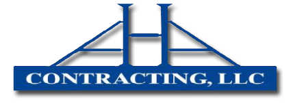 aha contracting logo and home link picture